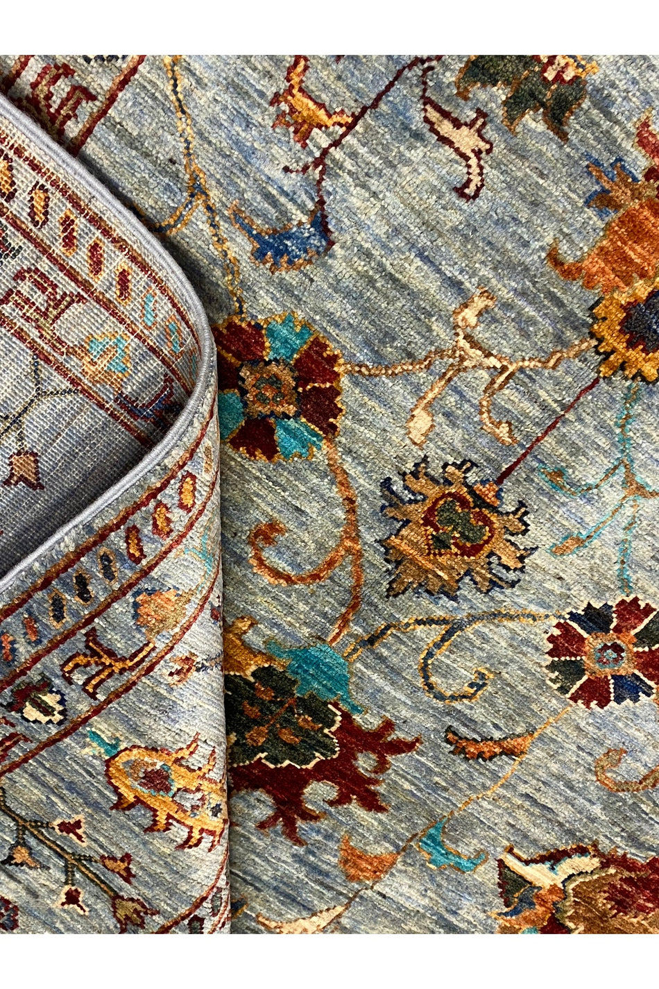 Fethiye Carpet Handwoven Afghan Sultani Carpet – 100% Wool, 100% Handwoven, Handmade, Original Design, Natural Decorative Carpet