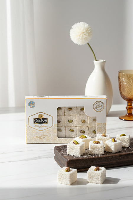 carsibasi Gluten Free Pistachio Sultan Style Turkish Delight 500 g - MALLTURK