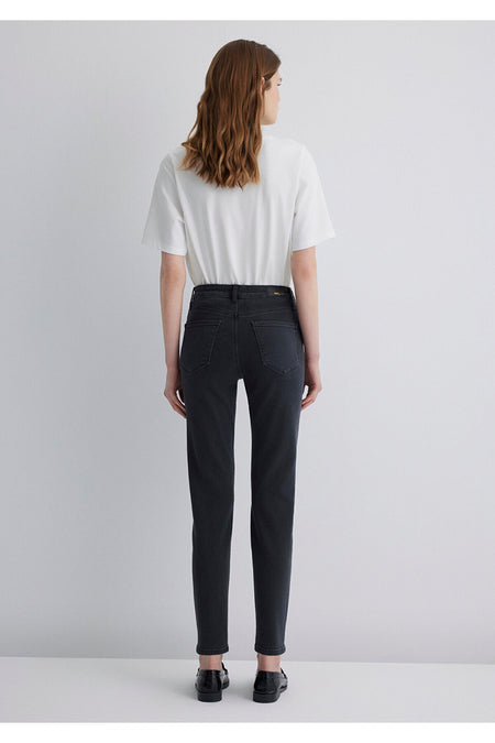 Mavi Cindy Gold Shape Anthracite Jeans 100277-88608 - MALLTURK