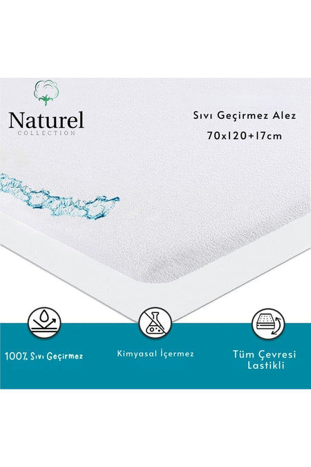 Naturel Collection Waterproof Cotton Baby & Kids Mattress Protector - MALLTURK
