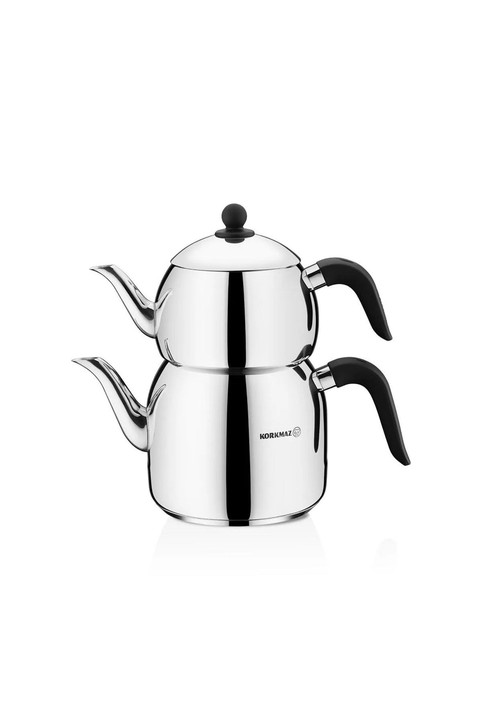 KORKMAZ Retro Black Teapot Set 2.5 lt A194 - MALLTURK