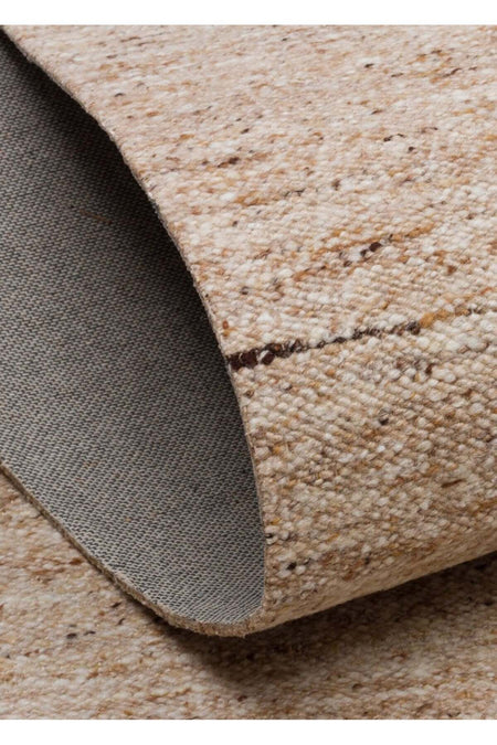 Vog Rug ELSIRA Beige Hand-Woven %100 New Zealand Wool Natural Textured Modern Scandinavian Living Room Rug