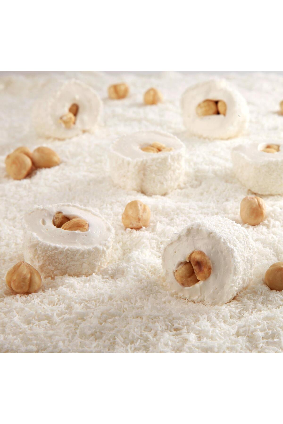 Lokum Atolyesi Sultan Style Hazelnut Rolled Turkish Delight 500g - MALLTURK