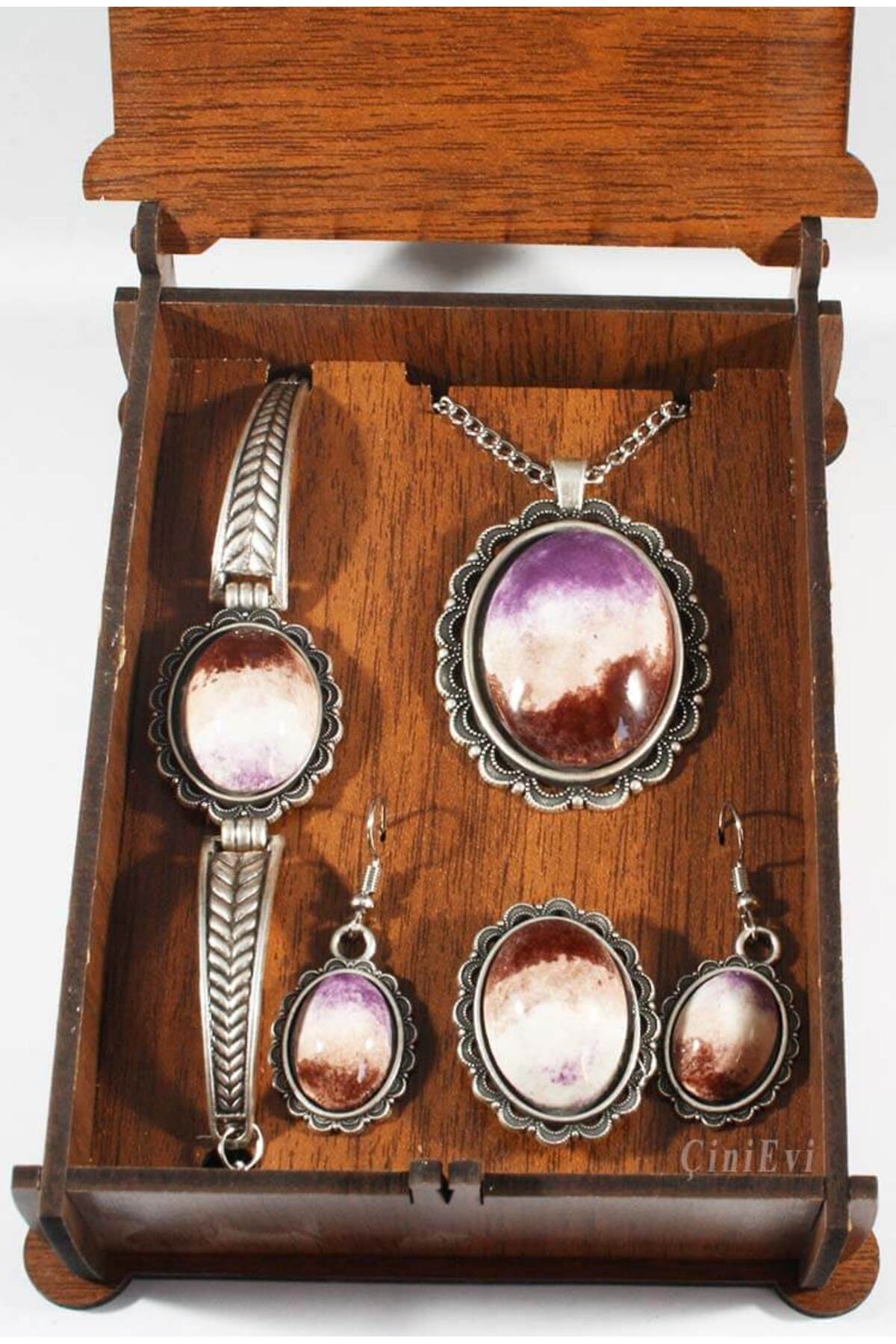 Cini Evi Modern Tile Jewelry Set - MALLTURK