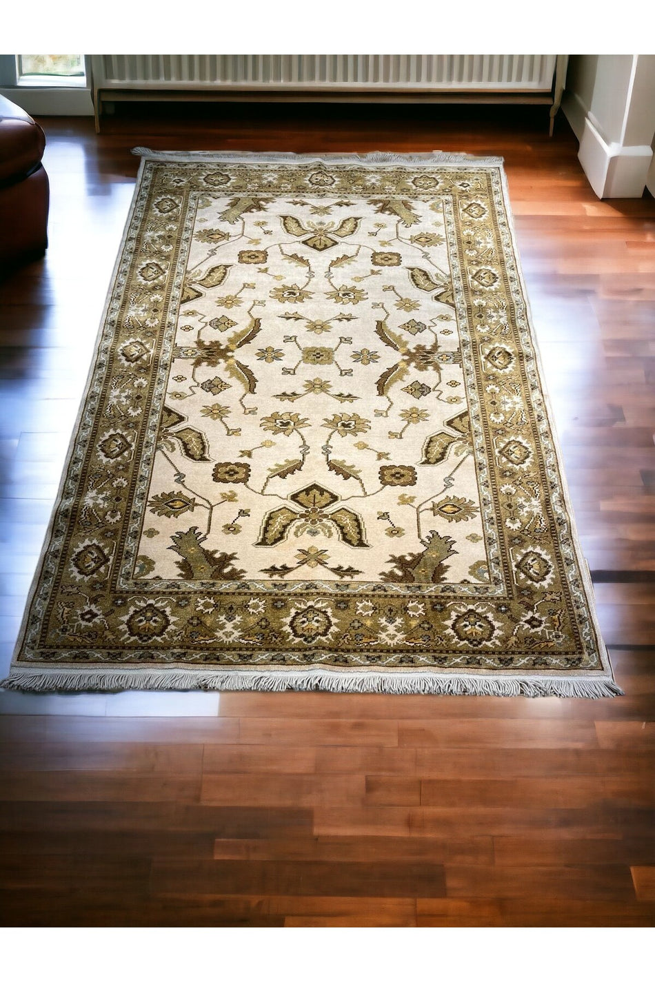 SIRVAN Rug Turkish Usak Hand-Woven Rug - 184x260 - MALLTURK