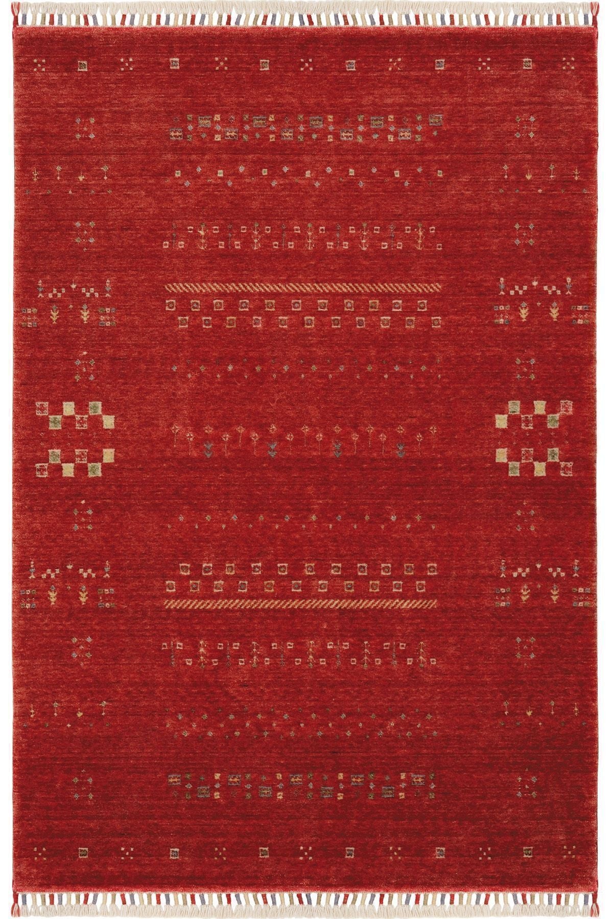 Cool Hali Galata 06 Red Carpet Authentic Living Room Carpet Scandinavian Carpet Natural Bamboo Carpet Handwoven Hall Carpet - MALLTURK