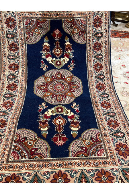 RD RAMAZAN DAG Hand Rug Art Hand-Woven Kayseri hacilar Weave Premium Quality Cotton Base Wool Weave Natural Dye Size 150x90 - MALLTURK