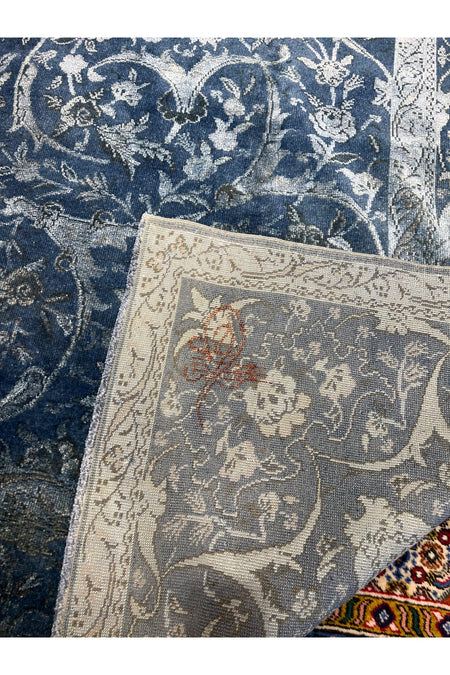 RD RAMAZAN DAG Hand Rug Art Hand-Woven Fine Rug Pera Tughra Silk Weave Kumkapi Design Size 313x219 - MALLTURK