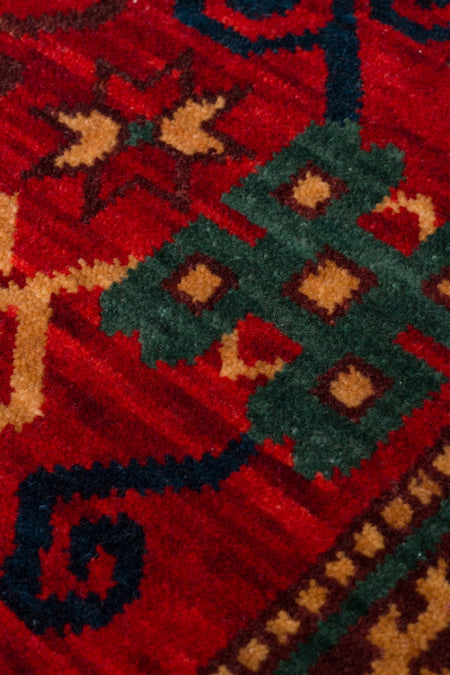 Kalesta Rug Rustik 04 Red Natural Wool ile Ozel Tezgahlarda Hand-Woven Teknikleri ile Uretilen Living Room Rug