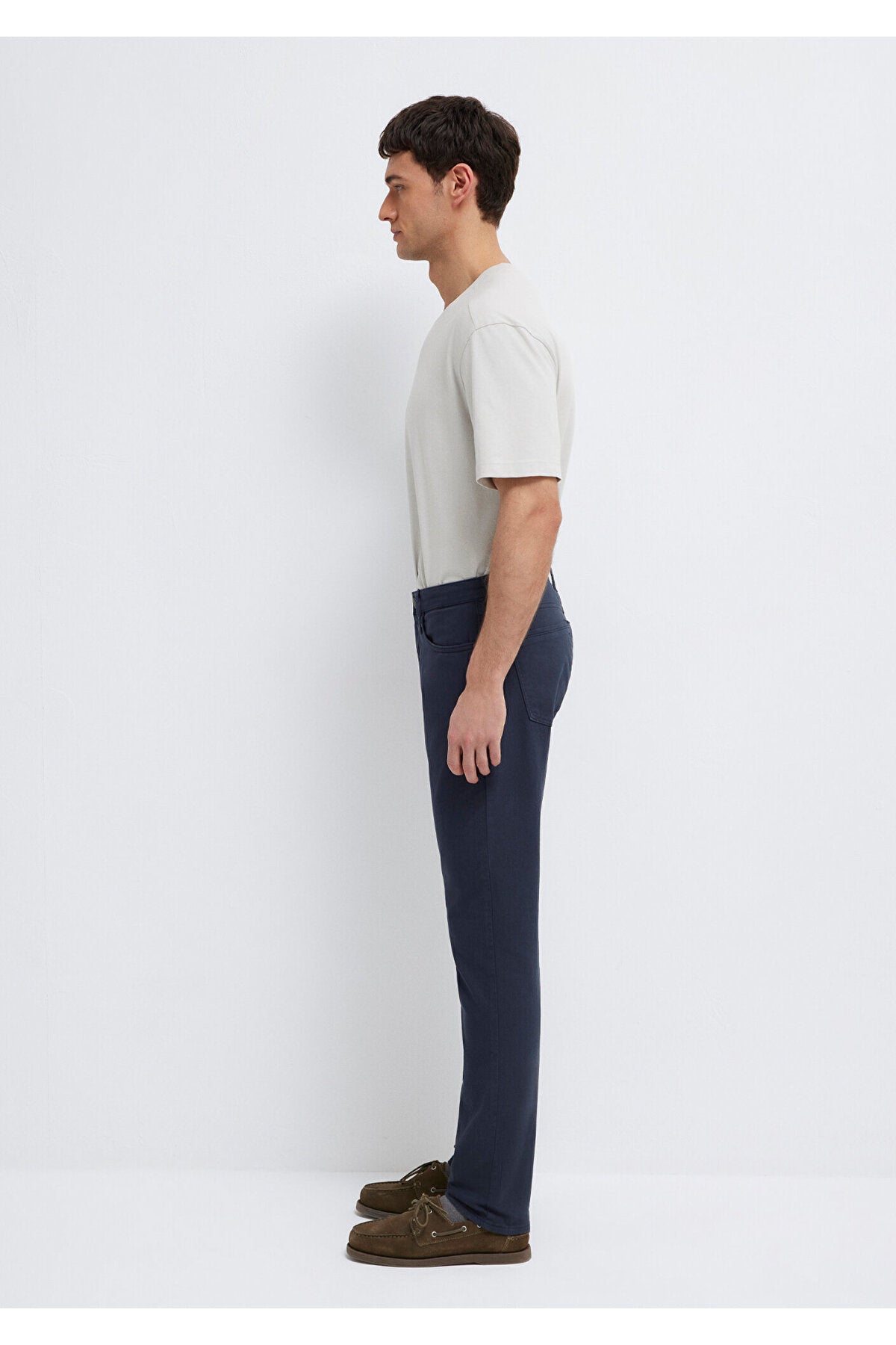 Mavi Marcus Black Navy Gabardine Trousers 00351A2793 - MALLTURK