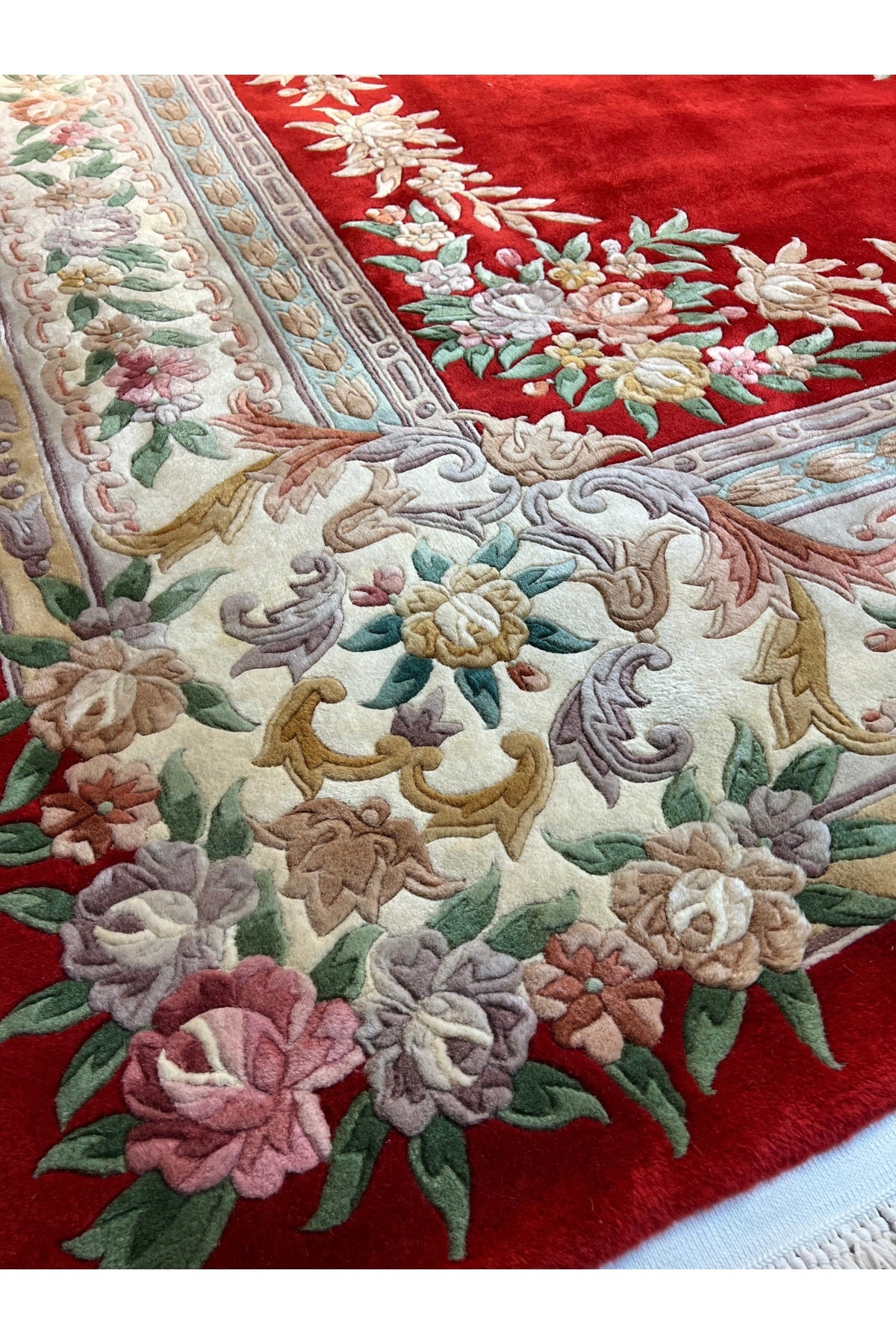 RD RAMAZAN DAG Hand Rug Art Hand-Woven Embossed Chinese Rug Premium Quality Size 425x307 - MALLTURK