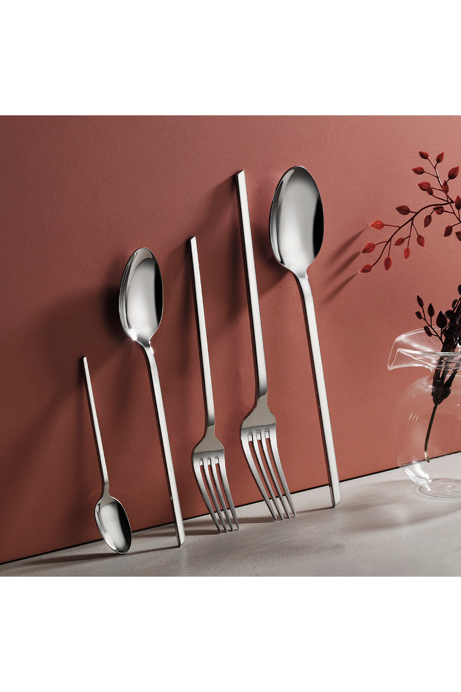 Aryildiz pesca 60 Piece 12 Place Setting Fork Spoon Set - MALLTURK