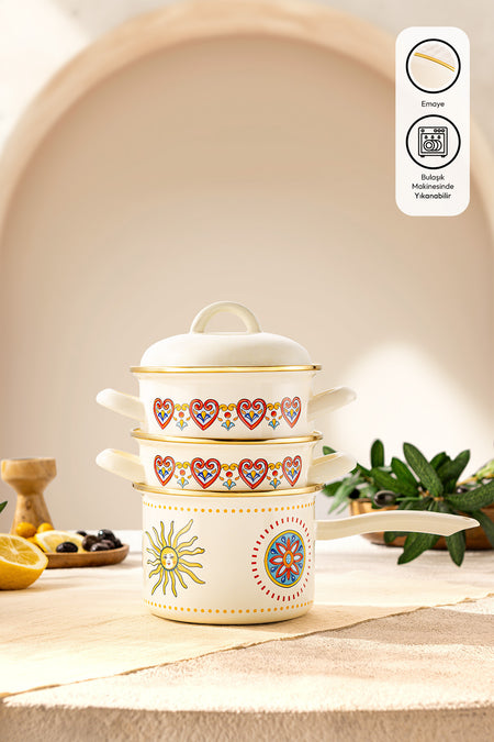 Emsan Solemar Enamel Midi Set 14 cm