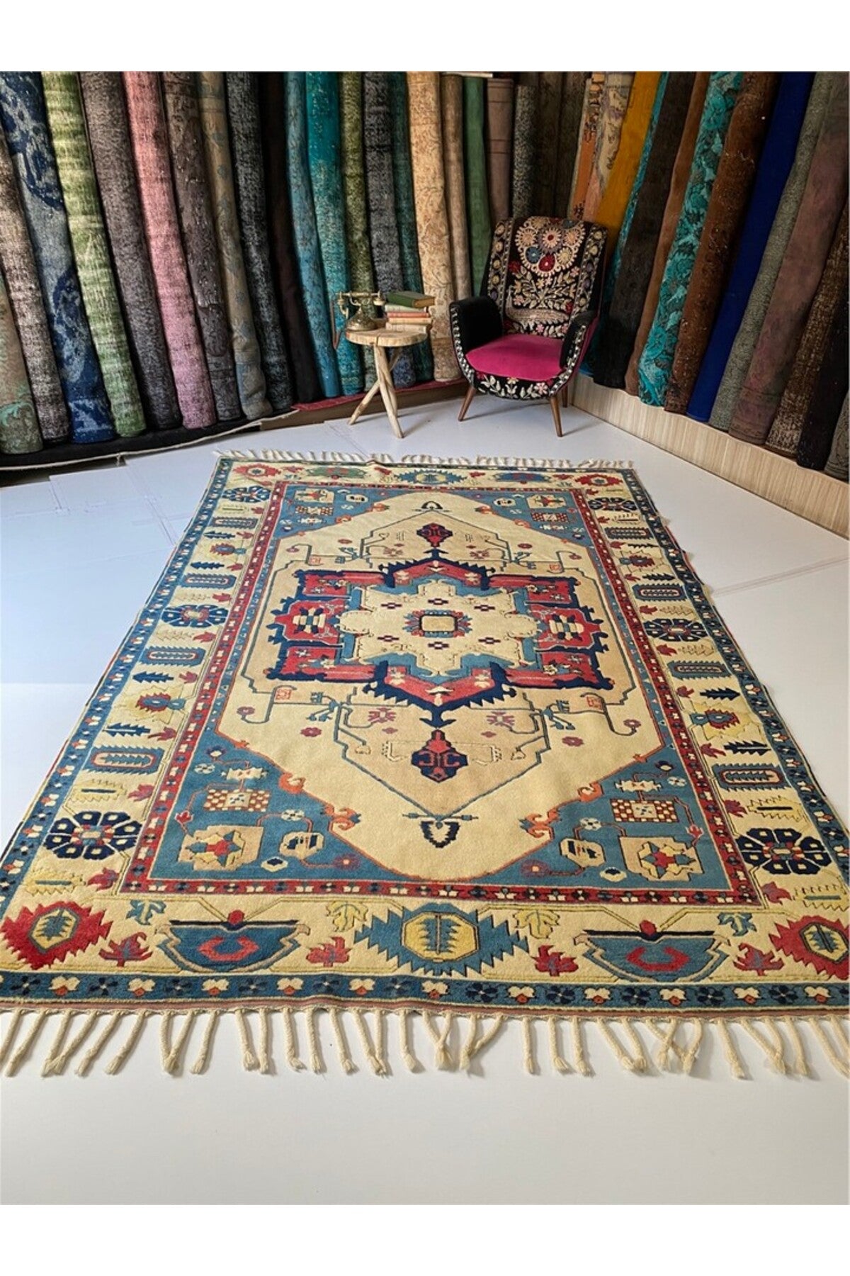 SIRVAN Rug Hand-Woven ANTIK YORUK Rug - MALLTURK