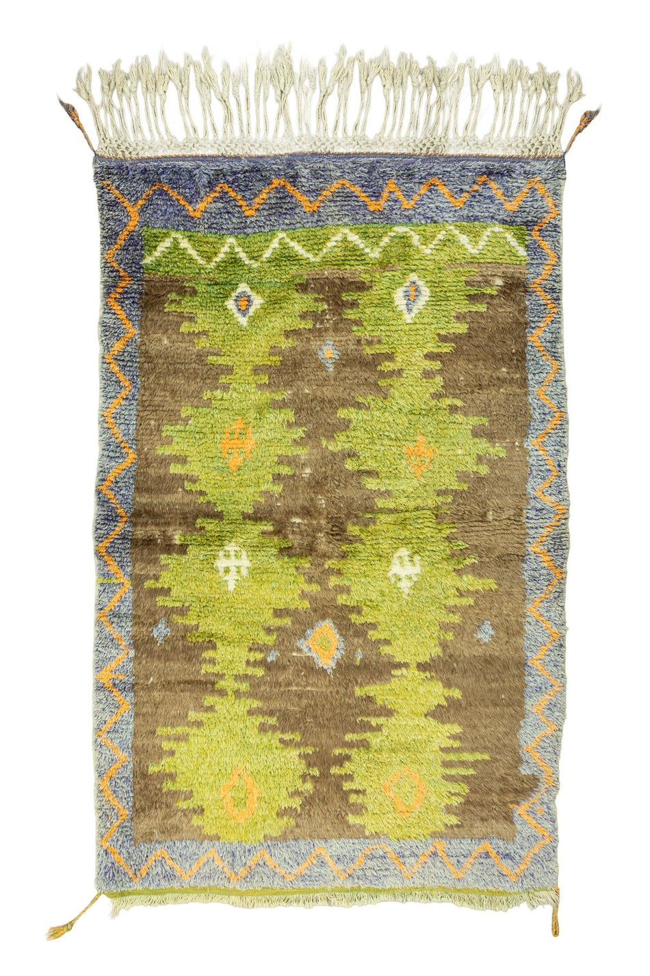 Soho Antiq Almas Handwoven Geometric Pattern Rug 103x163 cm - MALLTURK