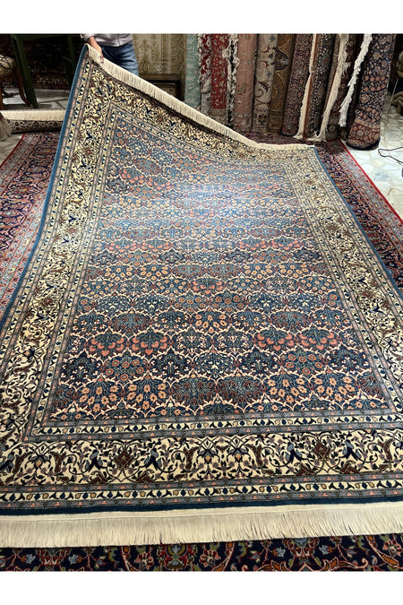 RD RAMAZAN DAG Hand Rug Art Hand-Woven Hereke Rug Karpuzlu Design Turkauz Rengi Size 300x208 - MALLTURK