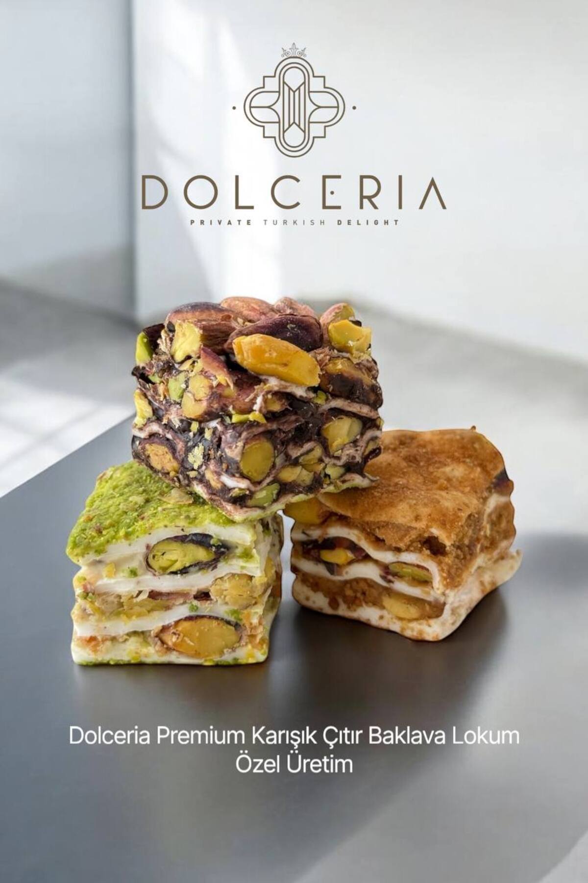 Dolceria premium Assorted citir baklava Turkish Delight 400gr - MALLTURK