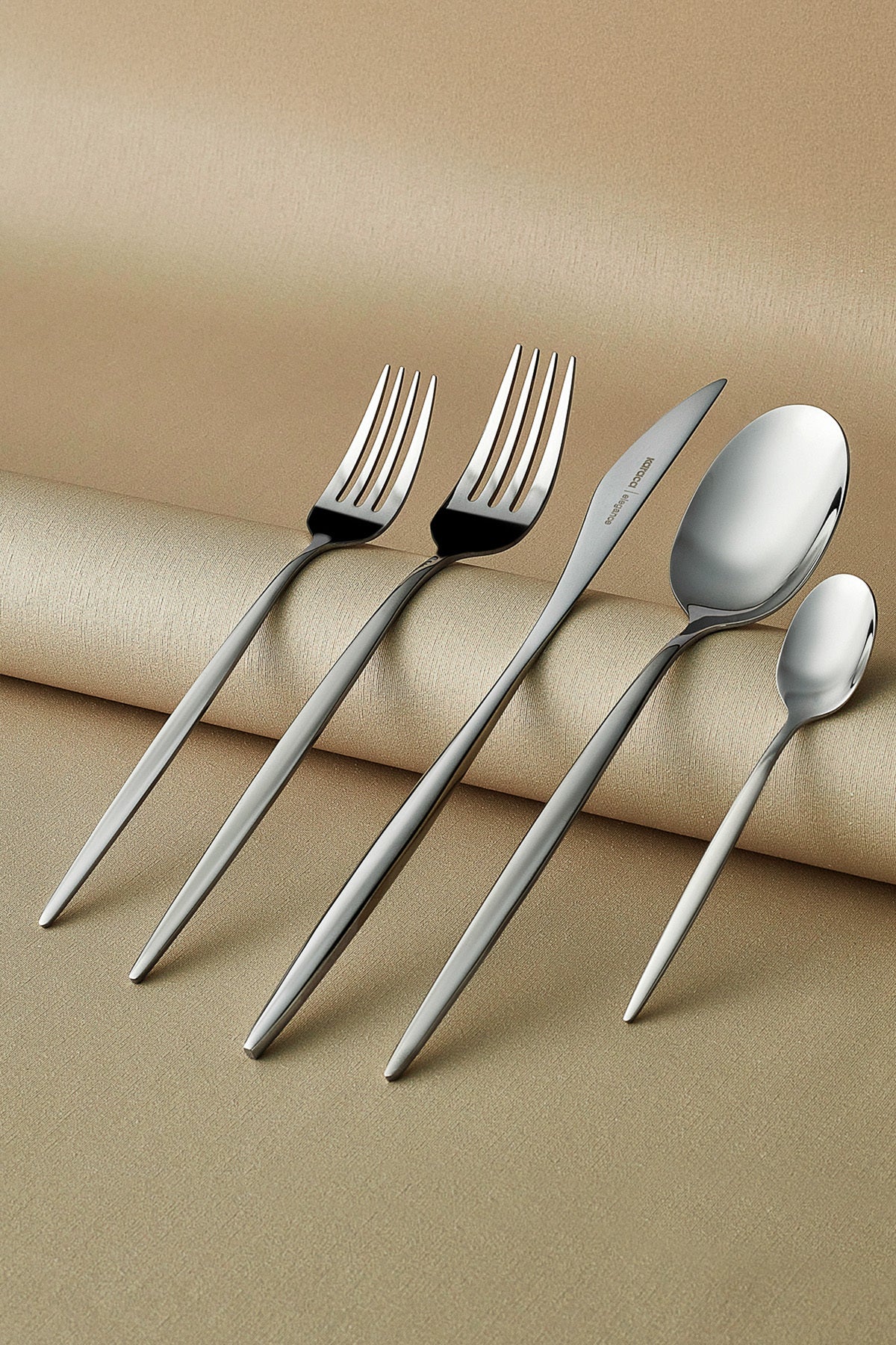 Karaca lizbon 60 Piece 12 Place Setting Flatware Set - MALLTURK