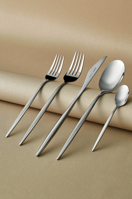 Karaca lizbon 60 Piece 12 Place Setting Flatware Set - MALLTURK