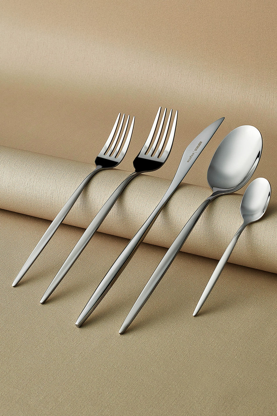 Karaca lizbon 60 Piece 12 Place Setting Flatware Set - MALLTURK