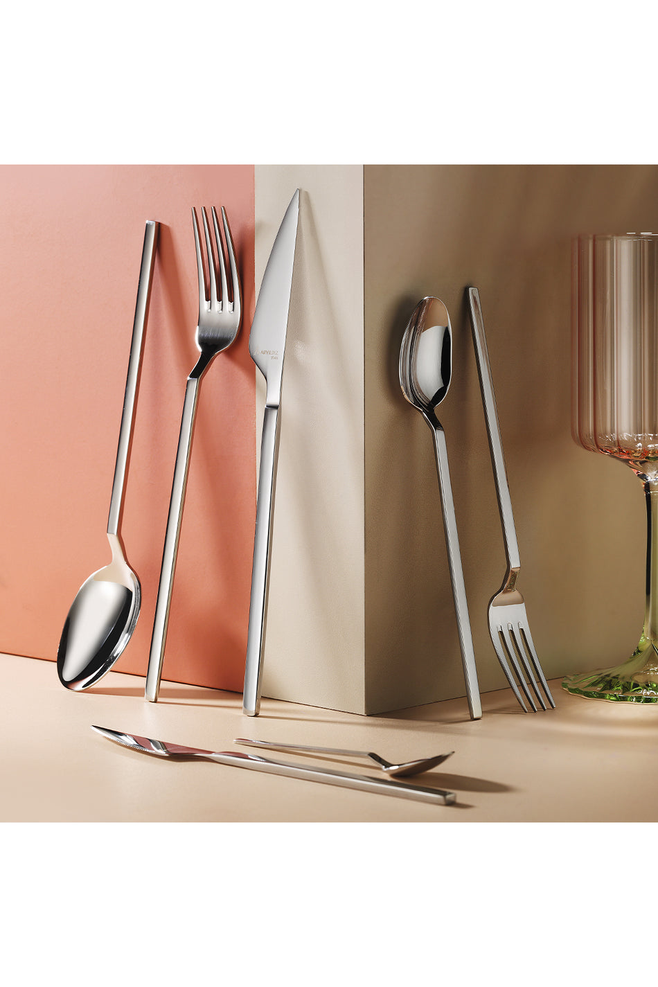 Aryildiz castle 89 Piece Flatware Set parlak - MALLTURK