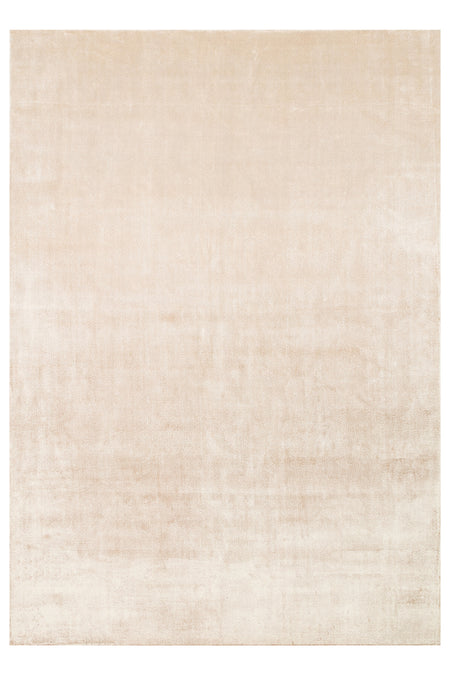 Vog Hali Alure Beige Handwoven Pure Bamboo Rug Luxury Soft Minimalist Modern Living Room and Lounge Rug - MALLTURK