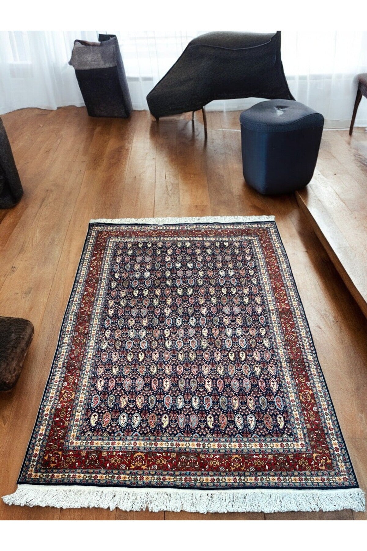 SIRVAN Rug Hand-Woven Hereke Rug - 188x288 - MALLTURK