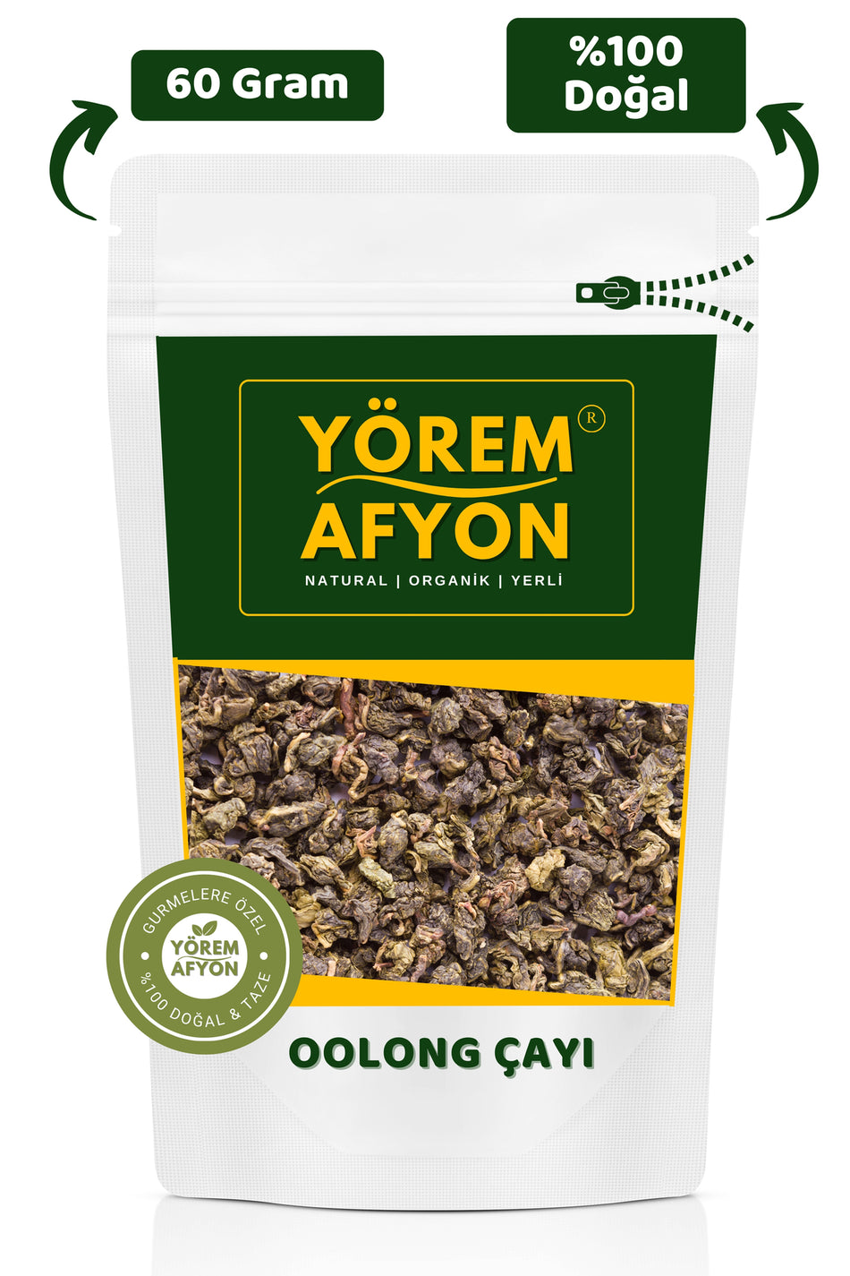 Gulcehre Yorem Afyon High Altitude Harvest Mind-Revitalizing Oolong Tea {Thea Sinensis} | 60g - MALLTURK
