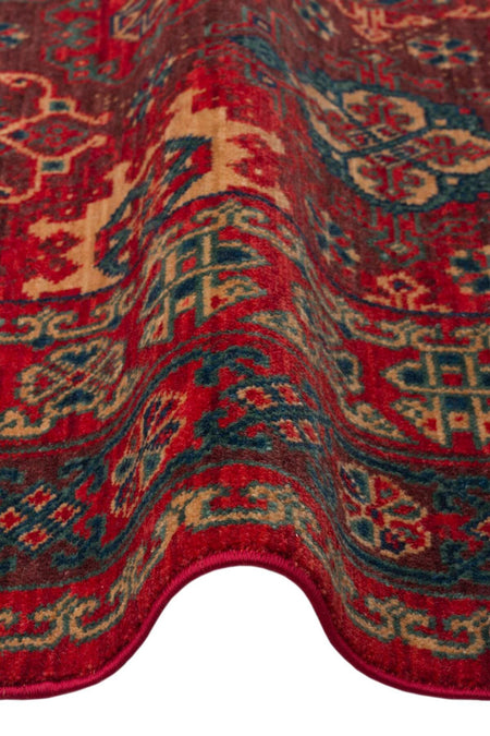 Eko Rug KADIM KDM 06 VIOLET Anatolian Motifs Featuring New Zellanda Wool with Produced Handcrafted High Traditional - MALLTURK