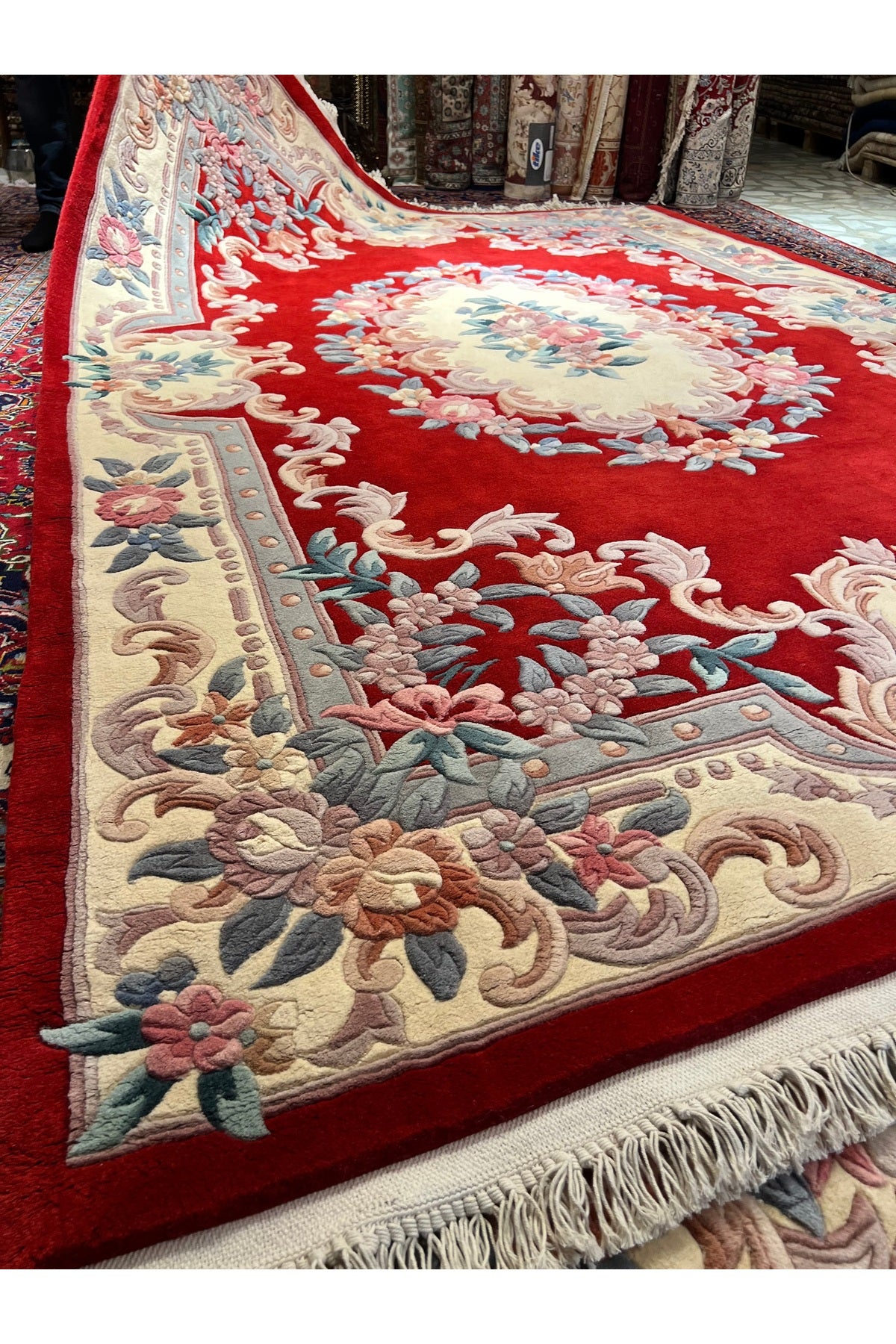 RD RAMAZAN DAG Hand Rug Art Hand-Woven Embossed Chinese Rug Premium Quality Size 300x200 - MALLTURK