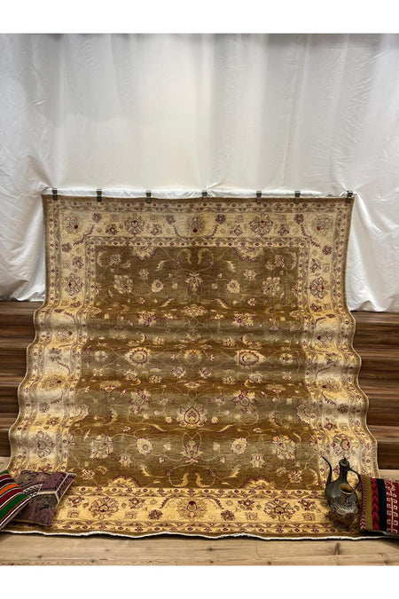SIRVAN Rug Hand-Woven AFGAN Usak Rug - 250 x 300 - MALLTURK