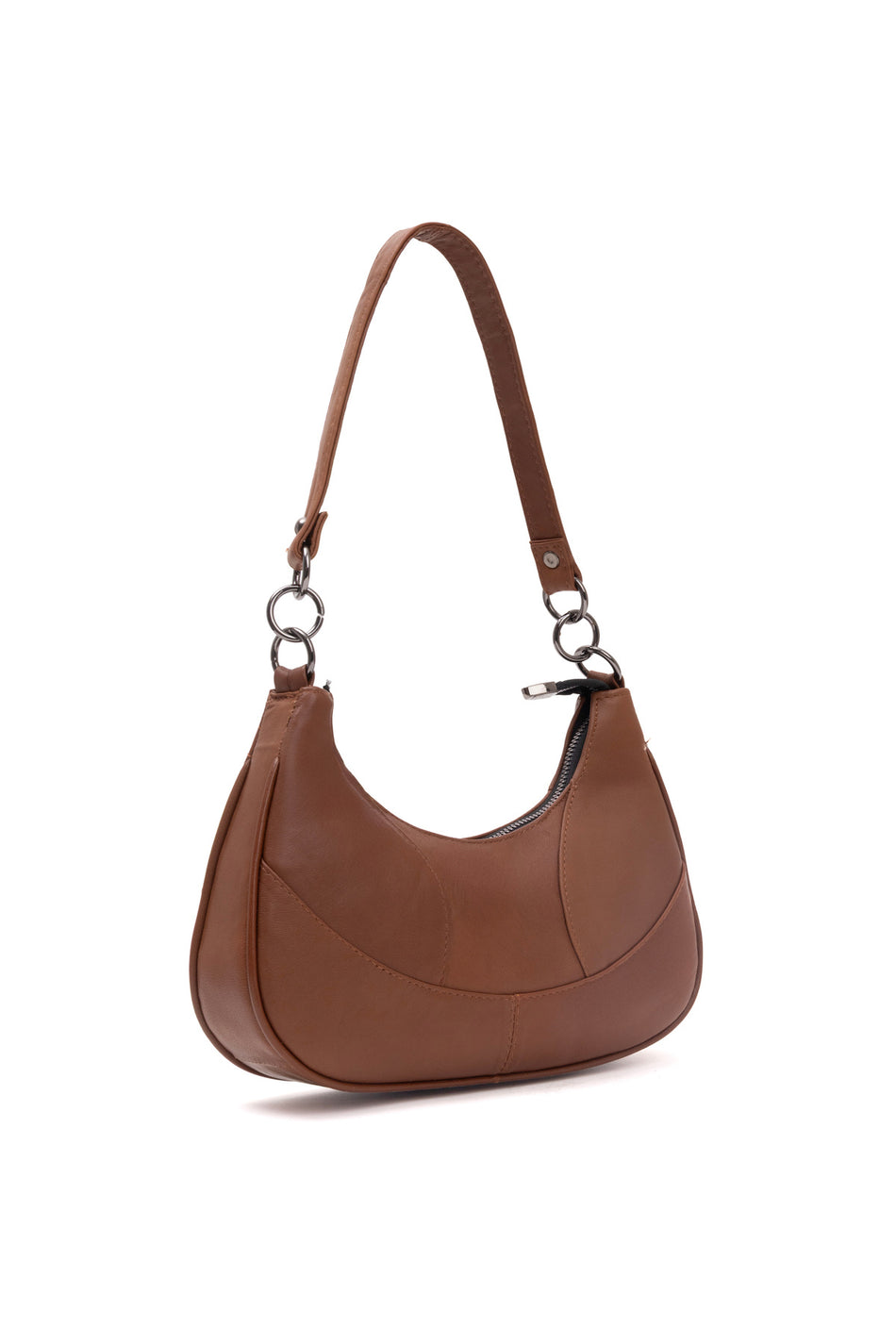 Fubileather Women's Baguette Bag | Shoulder and Crossbody Use | 27x12 cm Basic Model