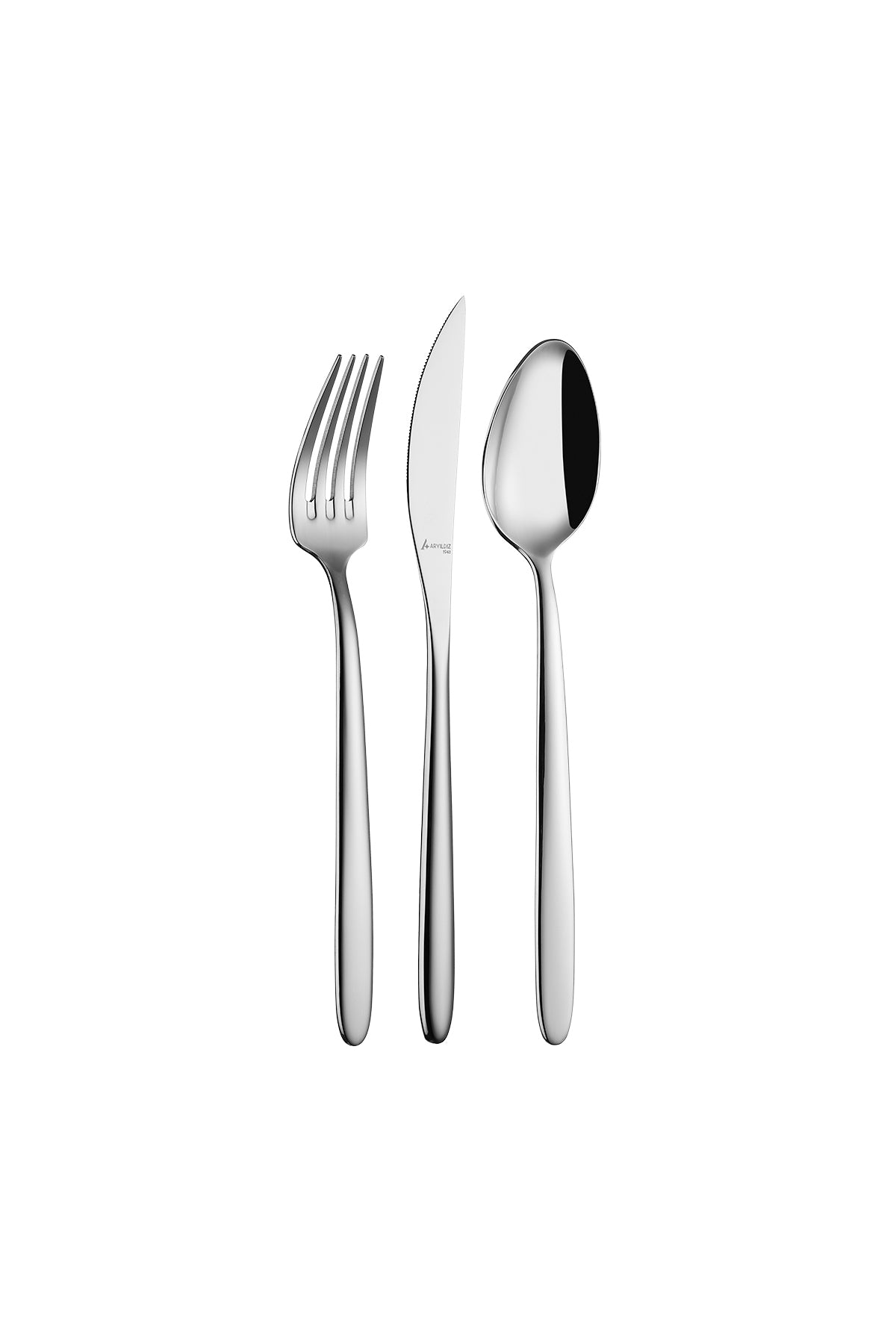 Aryildiz maison 60 Piece 12 Place Setting Flatware Set - MALLTURK