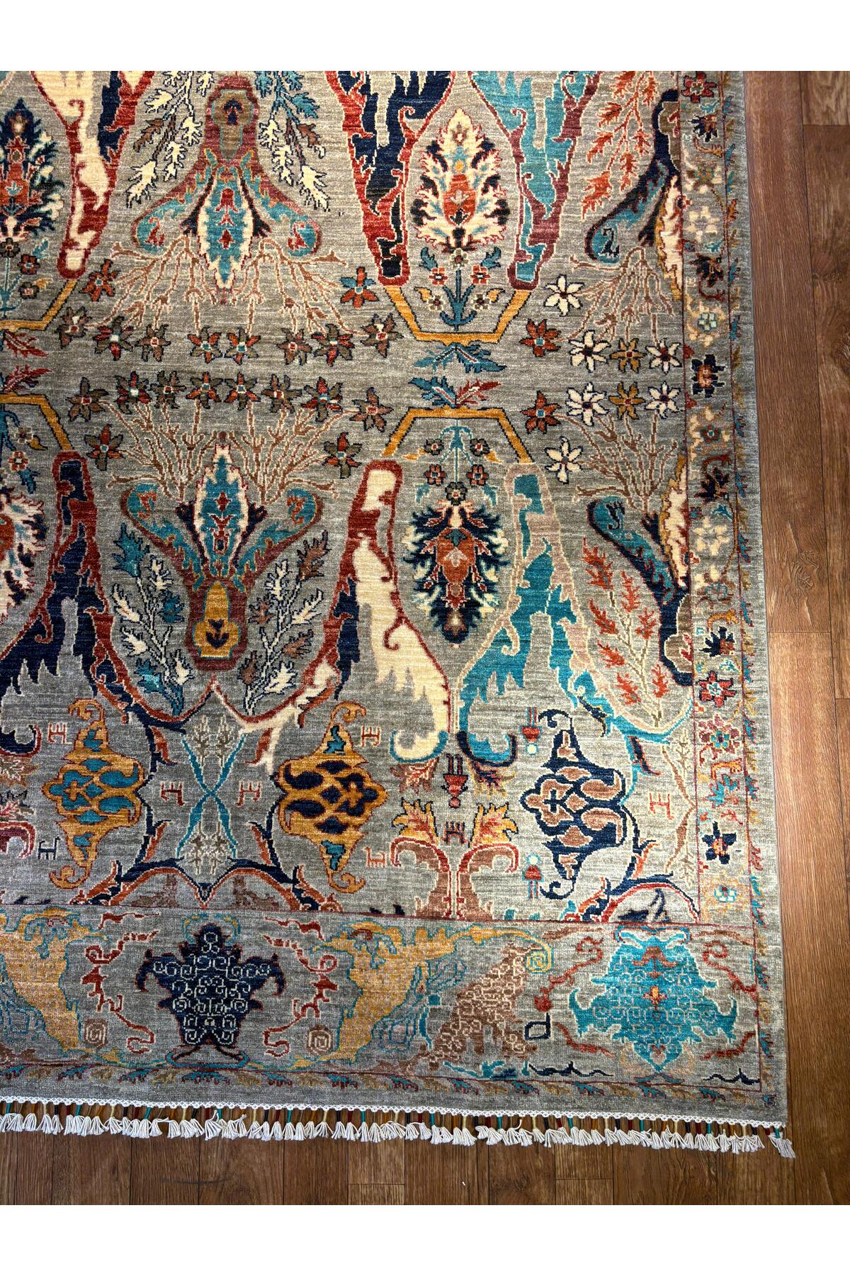 Wool Hand-Woven Afghan Rug