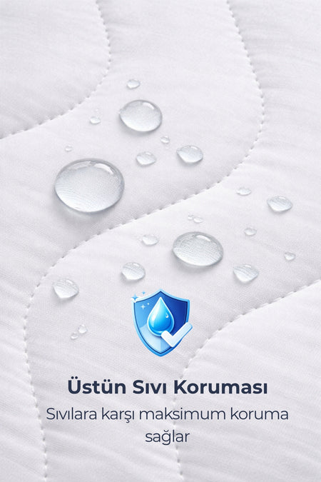 Lorateks Softtouch Waterproof Quilted Fitted Baby & Kids Mattress Protector - MALLTURK