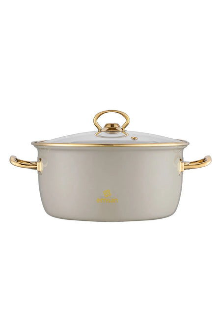 Emsan Retro Enamel Frying Pot