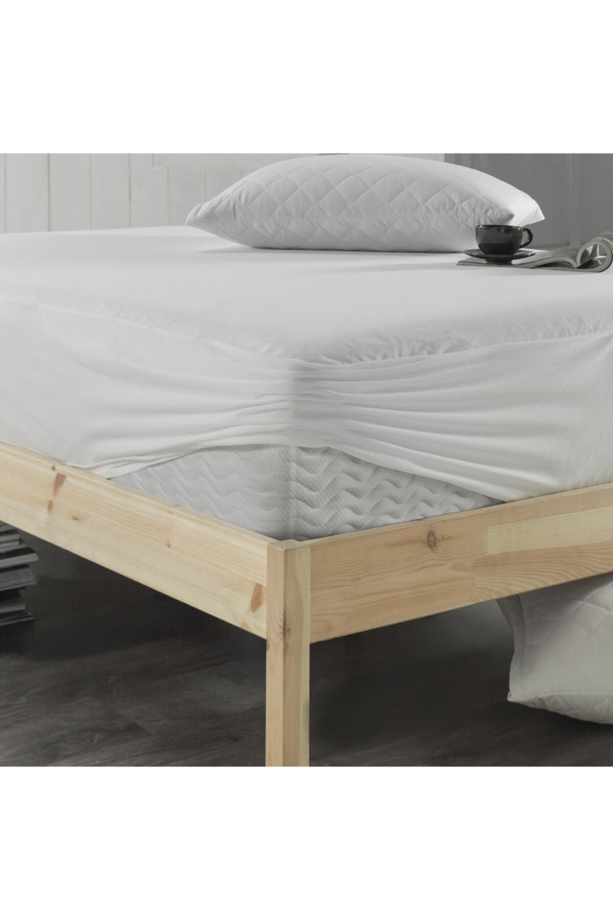 Denizli Waterproof Cotton Fitted Mattress Protector - MALLTURK