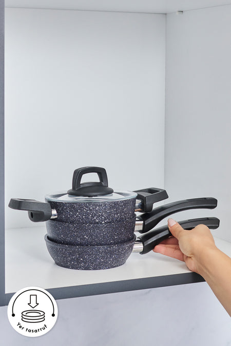 Karaca Bio Granite Stone Mini 5 Piece Cookware Set - MALLTURK