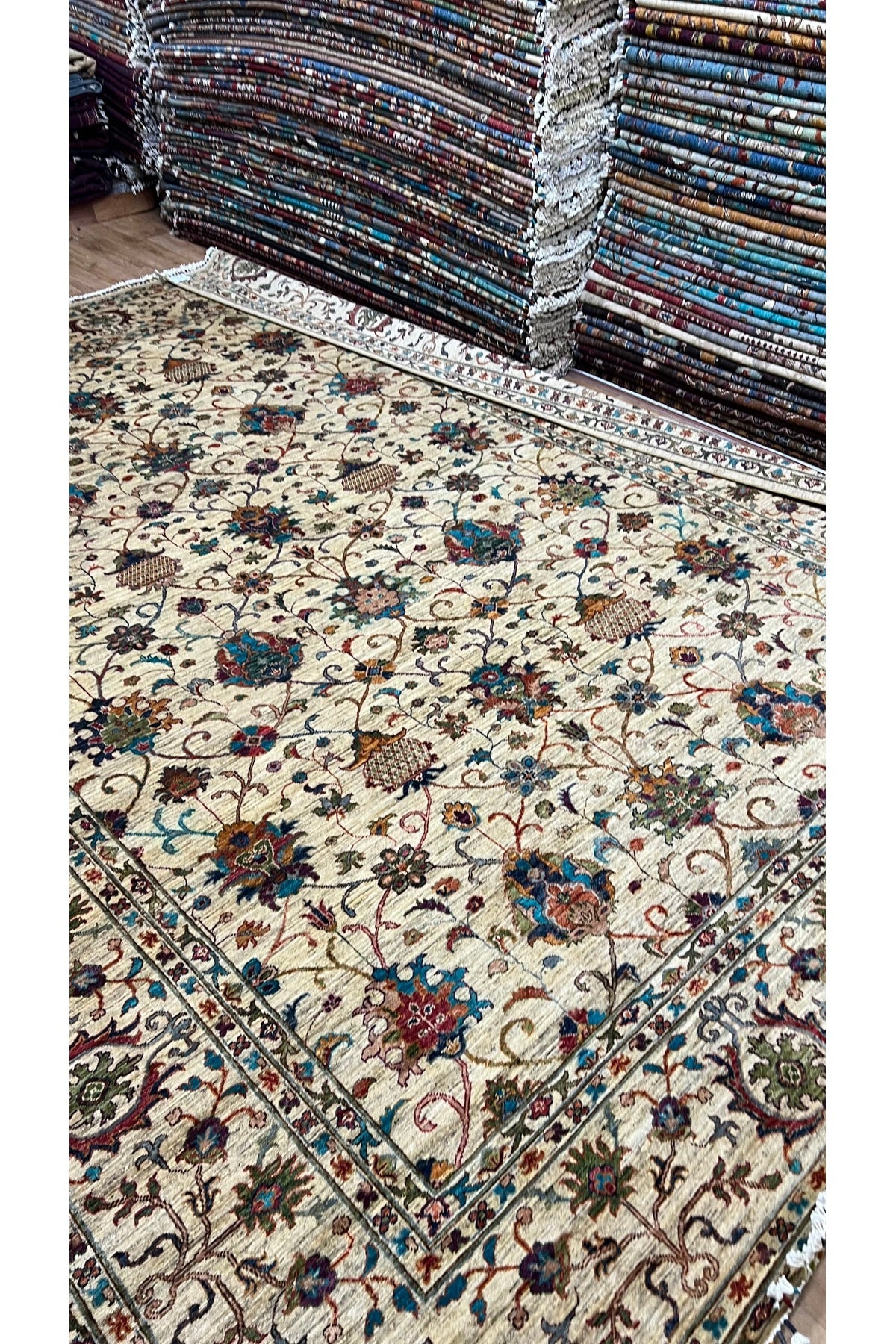 Turkmen Rug Hand-Woven Afghan Rug - MALLTURK