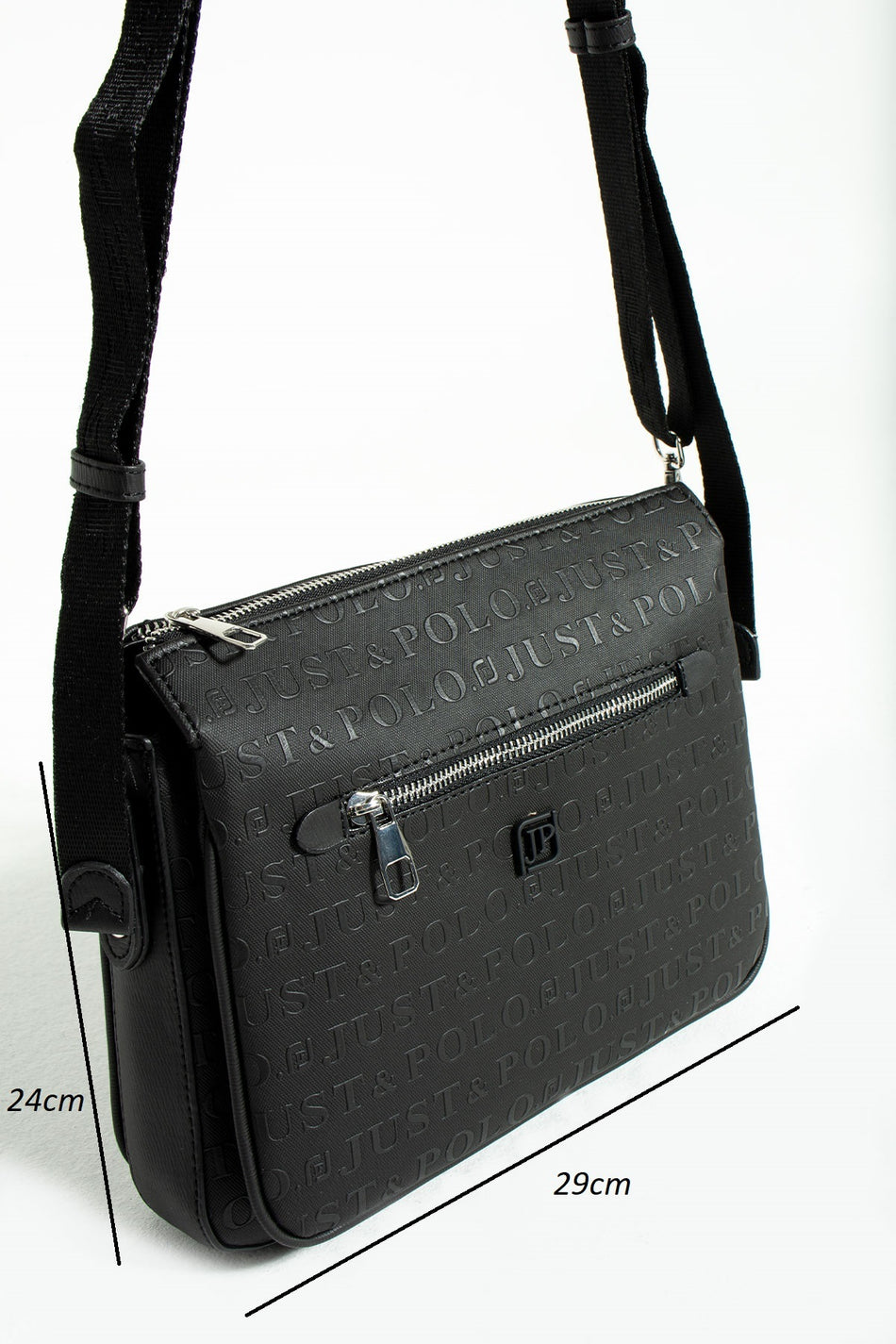 Just Polo Women's Shoulder Bag Color Black - MALLTURK