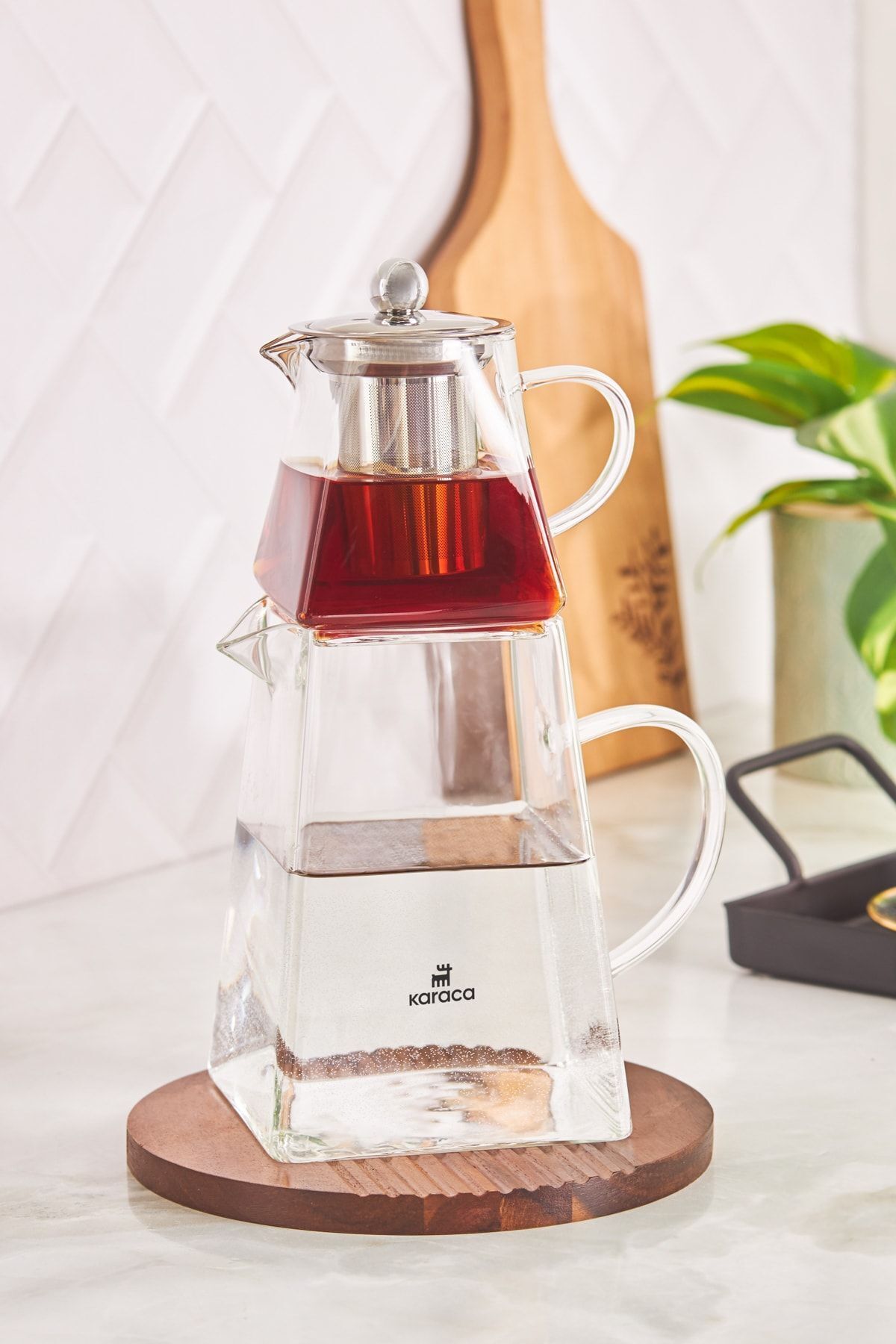Karaca Giza Borosilicate Glass Teapot - MALLTURK
