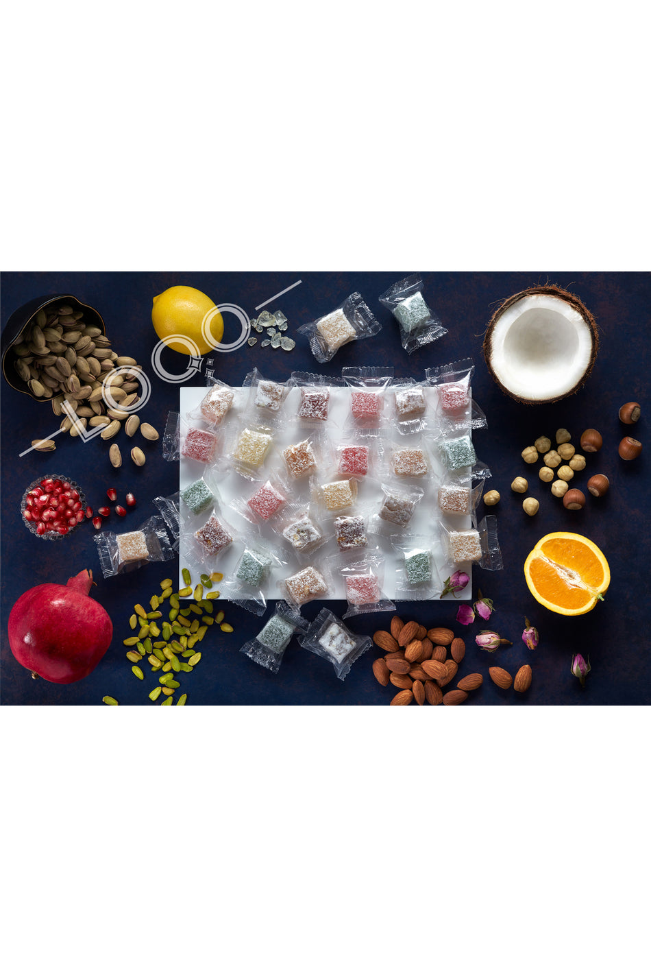 LOQO efsane lokumlar and harika kurabiyeler Assorted Pack 1 kg tek tek paketli
