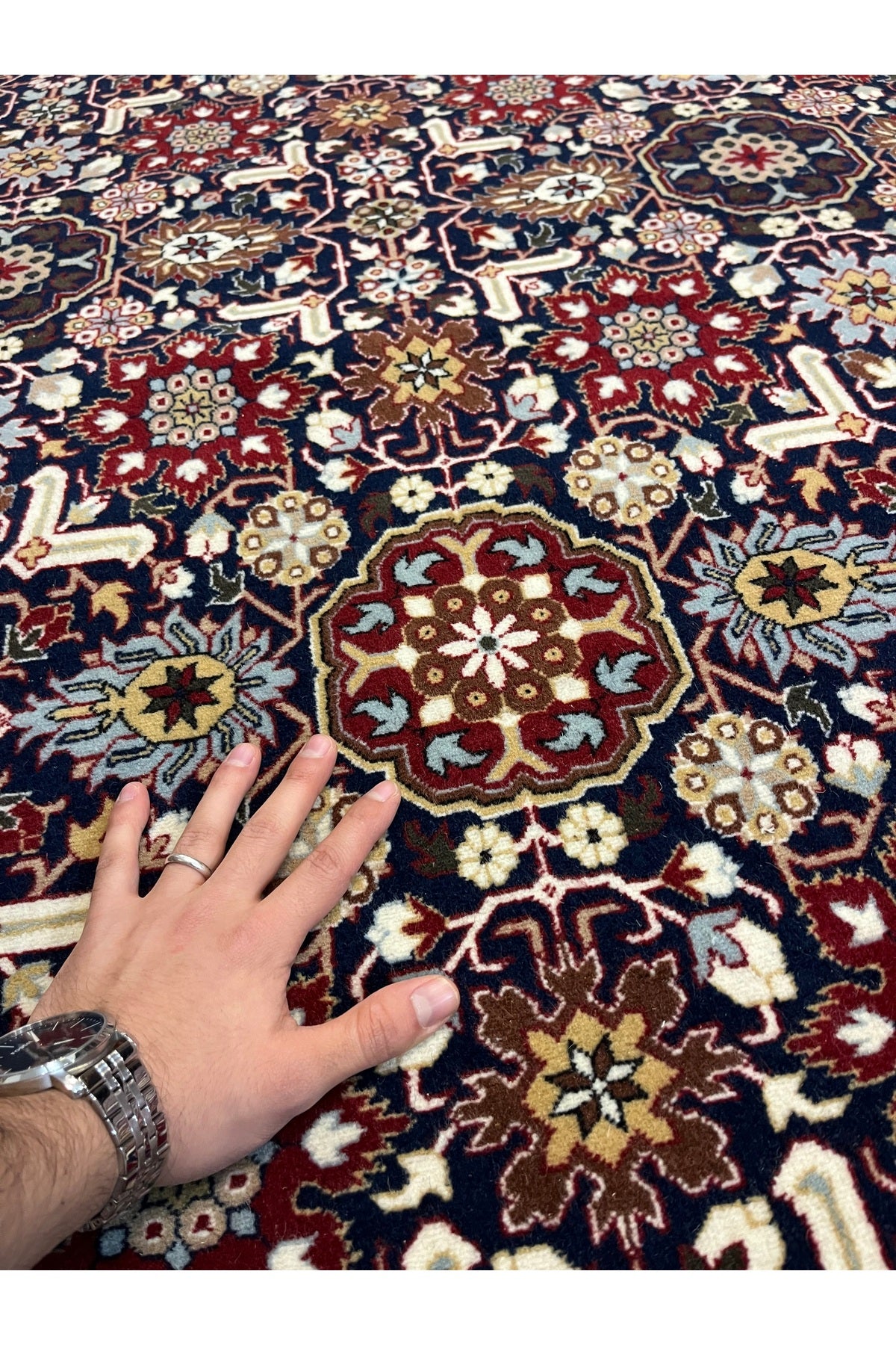 FT Halicilik Sumerbank Hereke Hand-Woven Rug 200x300 - 6 m2 Kafkas Design Saf Wool Antique Degerinde - MALLTURK