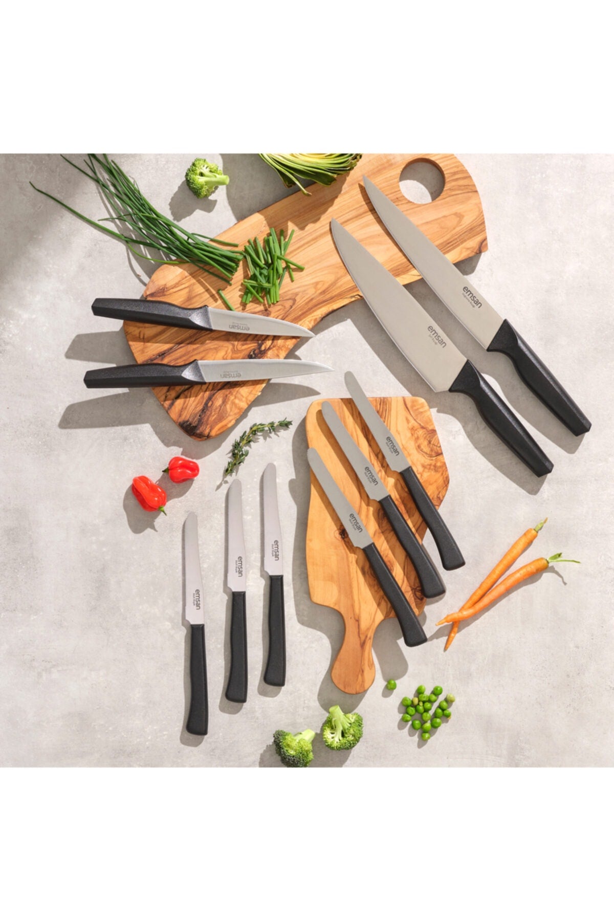 Karaca emsan kobe 10 Piece Knife Set - MALLTURK