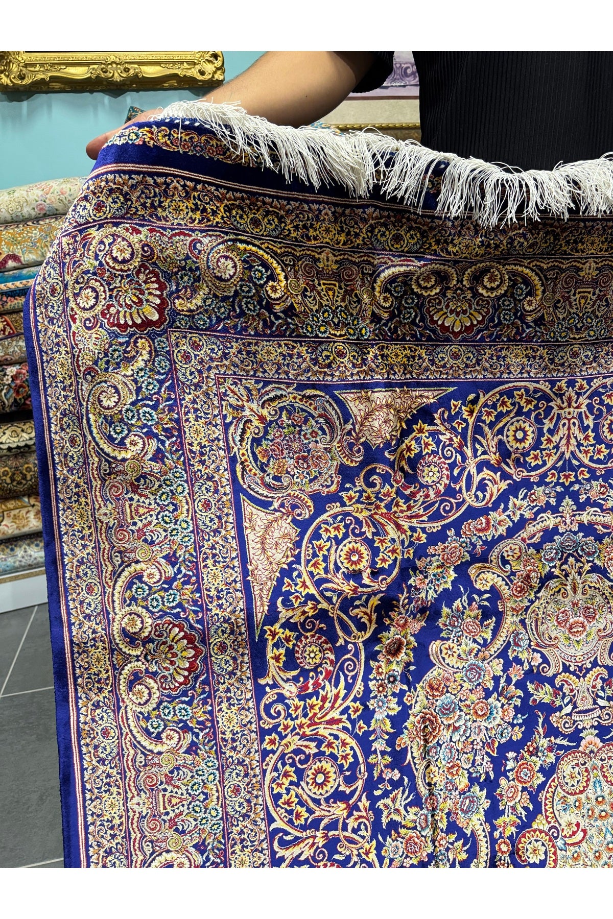 HSD Iranian Silk Rug