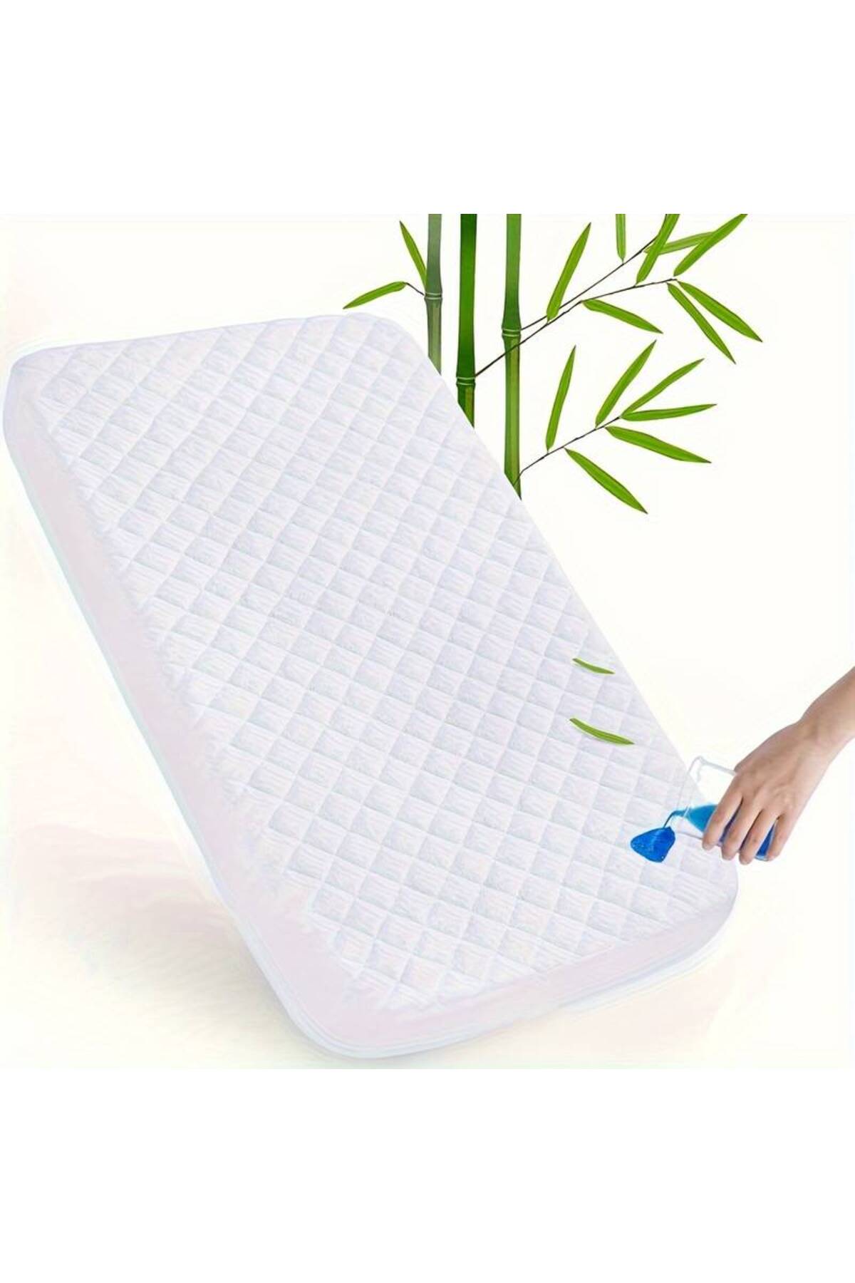 riselerhome Waterproof Fitted Mattress Protector - MALLTURK