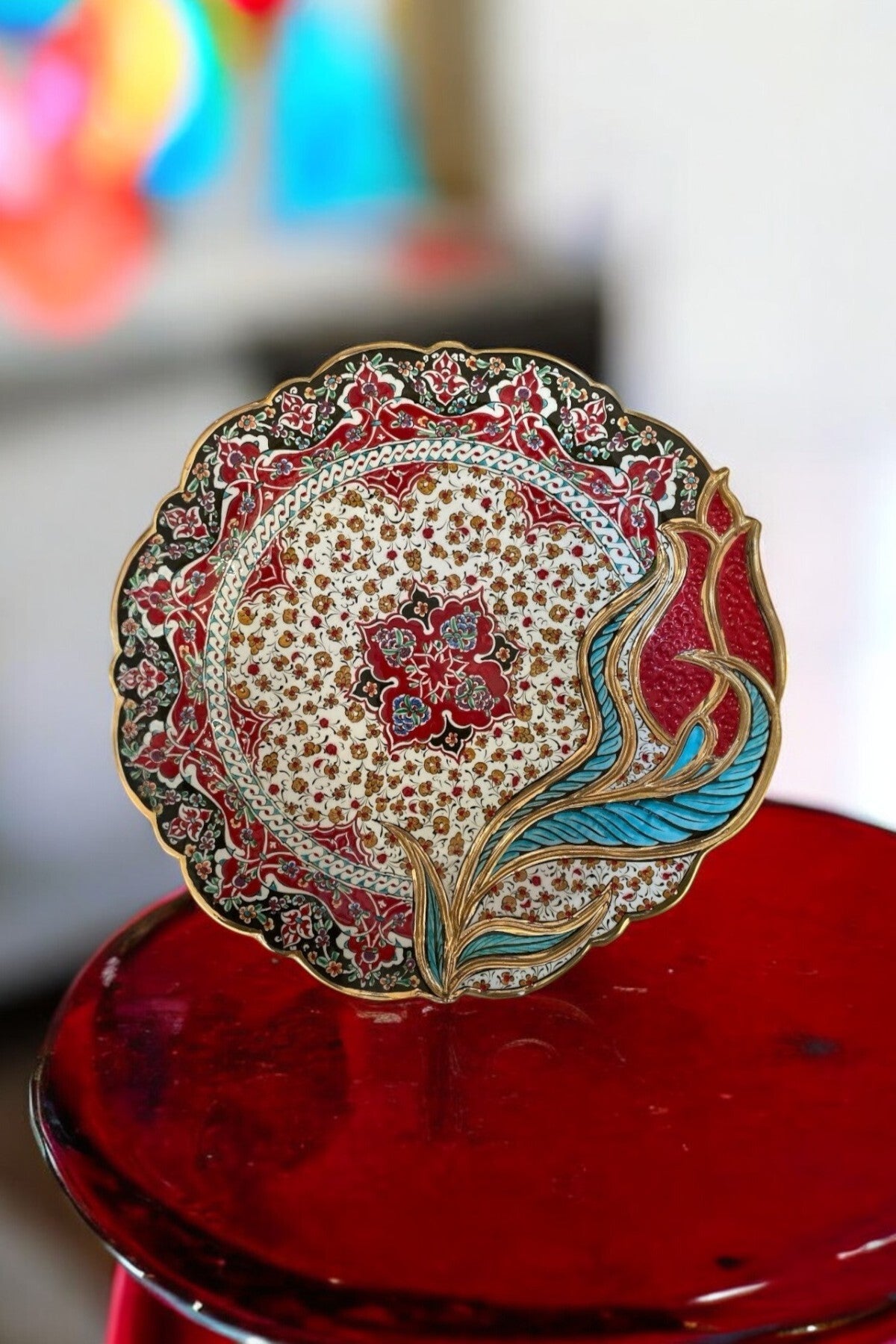 eporselen Ask-i Zer 40 cm Plate - MALLTURK