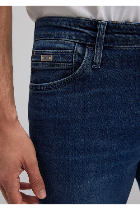 Martin Premium Mavi Shaded Dark Jeans 0037888222 - MALLTURK