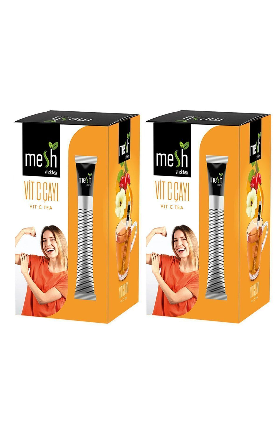 Mesh Stick Vitamin C Mixed Herbal Tea, 2 Packs in 16