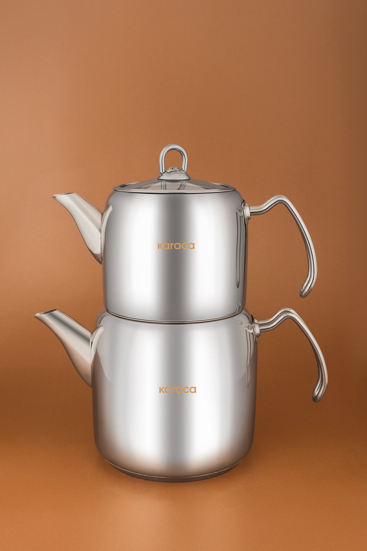 Karaca Hane Maxi Size Stainless Steel induction Compatible Teapot Set XXL - MALLTURK